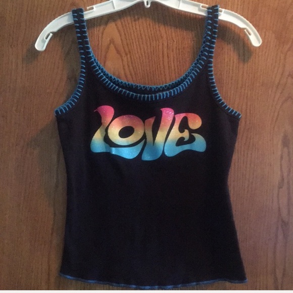 Groovy Knit 1970s LOVE Tank - Picture 5 of 5